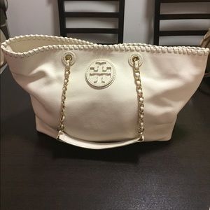 Tory burch tote WHITE